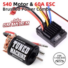 AUSTAR 540 Brushed Motor 60A ESC Electric Speed Controller for 1/10 RC Cars