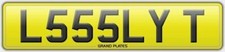 L555 LYT NUMBER PLATE