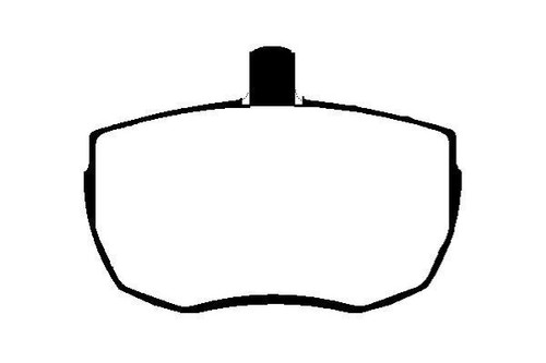 Front brake pad set for - pad, ldv