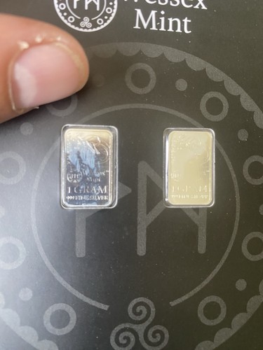Wessex mint silver bullion - wessex, bar