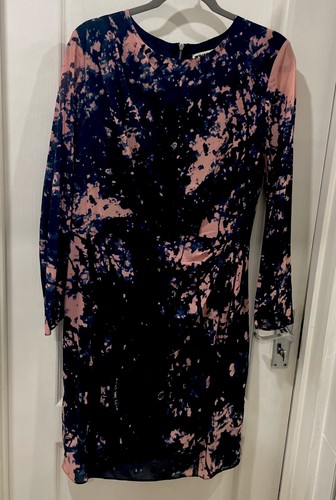 Whistles navy pink silk - navy, /pink