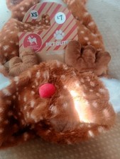 Dog all in one reindeer suit