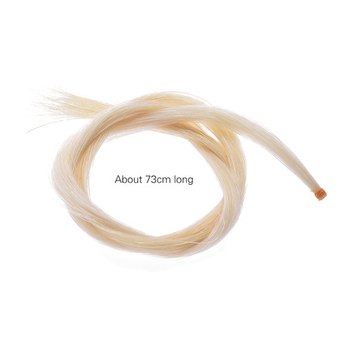 White violin bow hair for - bow, 4/4