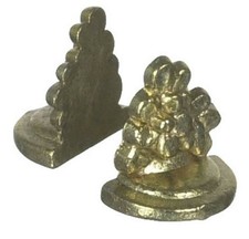 Dolls house gold brass - gold,