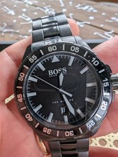 Hugo Boss Mens Watch Black 100 M Water Resistant