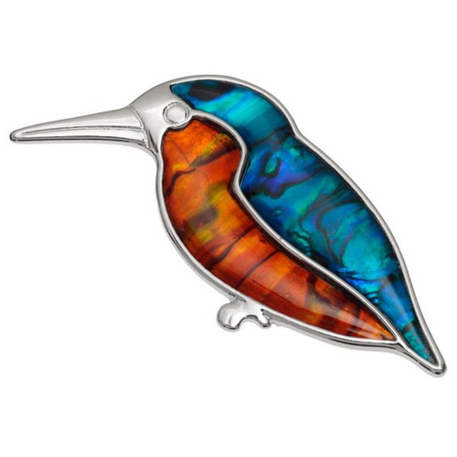 Kingfisher paua shell - kingfisher,