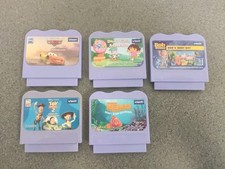 Vtech VSmile Game Cartridges Bundle Of 5 - Dora, Cars, Nemo, Bob The Builder