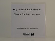 KING CREOSOTE AND JON HOPKINS BATS IN THE ATTIC (H1) 1 Track Promo CD Single inc