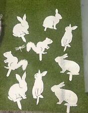 Shooting animal targets -made