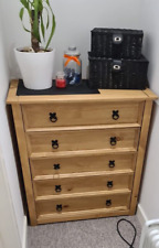 Antique Chest of 5 Drawers