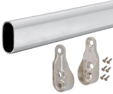 Wardrobe Rail Chrome Hanging