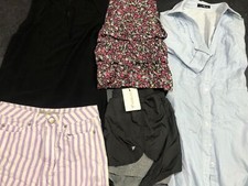 Bundle Of Size 8 Ladies Clothes Jane Norman Shirt Dress, Ra-ra Skirt, Shorts etc