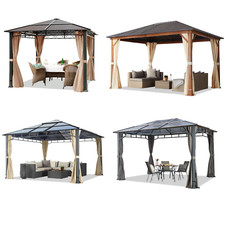 Garden gazebo hardtop pavilion
