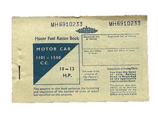 Motor Fuel Ration Book – Historical British Collectible from the 1970s