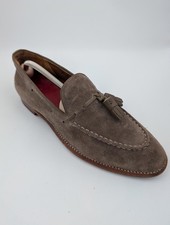 Grenson Suede Tassel Loafers