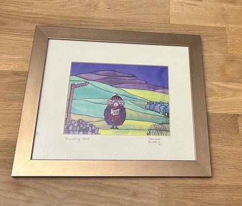 Framed print titled rambling - print, "rambling