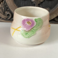 Avon Ware Hand painted Small Vase Flower Pattern .