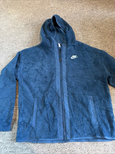 Nike hooded teddy fleece - nike,