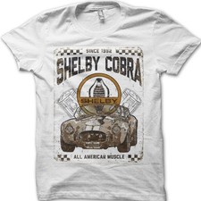Shelby Cobra All American Muscle Classic Motorsport Vintage Car T-Shirt 06201