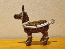 African wire beaded Wild Dog