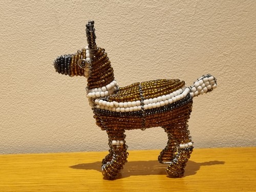 African wire beaded - wild, dog