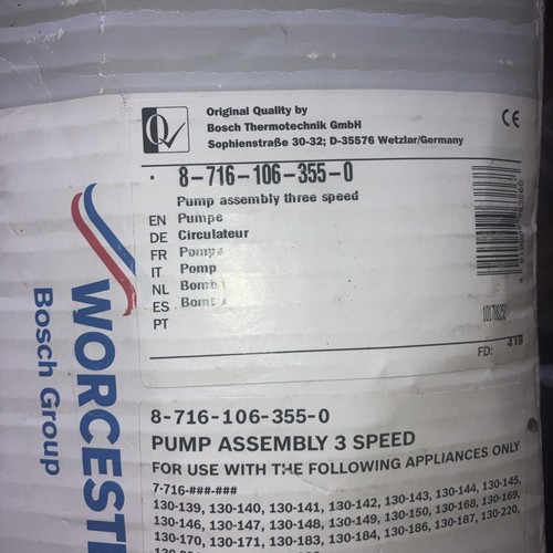 Worcester bosch 8716120409 - worcester,