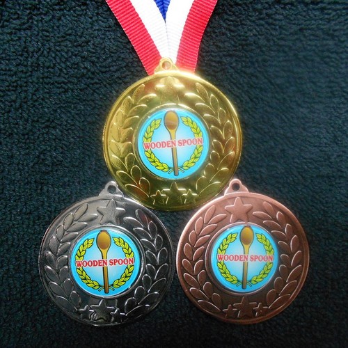 Wooden spoon medal ribbon - wooden,