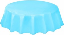 Round Plastic Table Cover 7ft