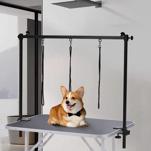 Pet grooming table arm with - table, 3