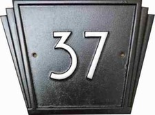 Art Deco Style House Number