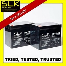 PAIR (12volt) 12AH 15AH 22 33 36AH 40 50AH 55 75AH MOBILITY  SCOOTER BATTERIES