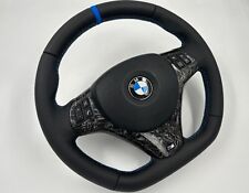 BMW 1 3 Series M3 E81 E82 E88 E90 E91 E92 E93 M Steering Wheel FLAT BOTTOM Blue