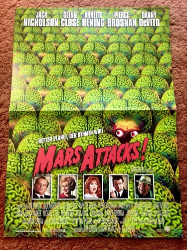 Mars attacks kinoplakat poster - attacks,