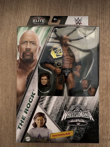 Mattel wwe the rock - mattel,