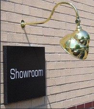 5 x Brass Sign Lights .Used Once for An Event In Perfect ConditionJob Lot