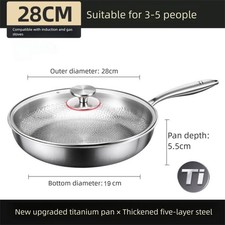 26/28/30/32cm Titanium Frying