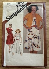 Simplicity Pattern 9892