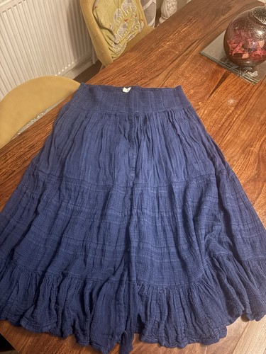 Fat face blue tiered button - fat,
