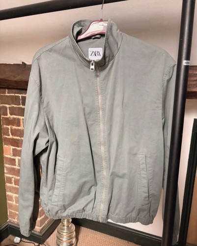 Zara men khaki green bomber - khaki,