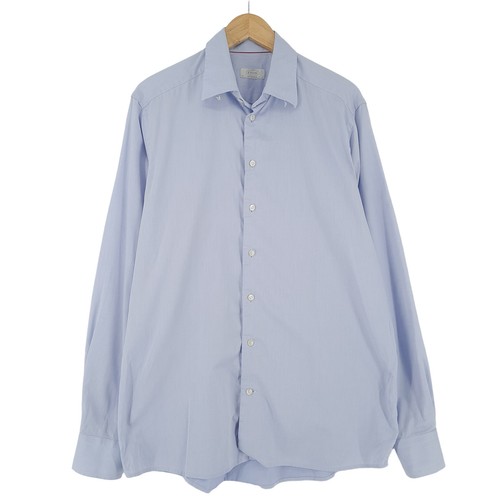 Eton mens formal shirt blue - mens,