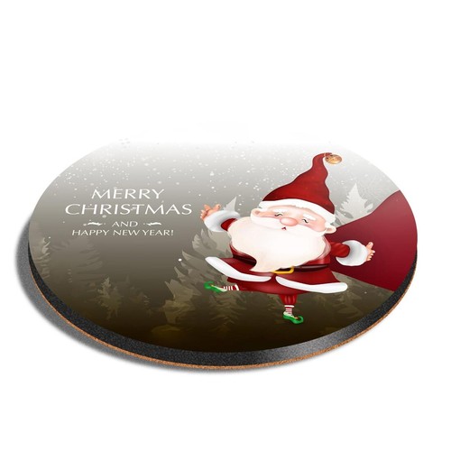 Round mdf coaster funny - coaster,