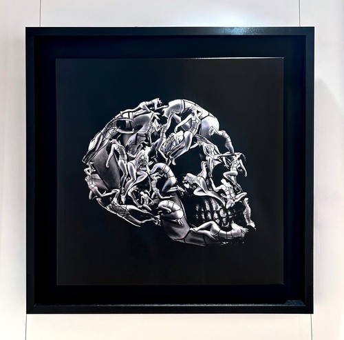Naked skull erotic photo art - naked,
