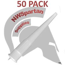 50 Pack Spare Nozzles for 310ml cartridges Silicone Sealant Mastic Caulk