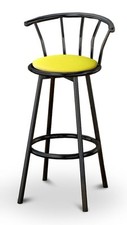 BAR STOOL BLACK METAL 24" OR