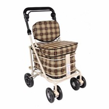 Shopping Trolley with Seat and