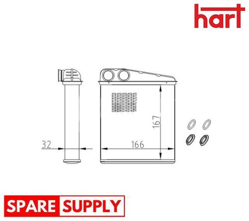 Heat exchanger interior - heat,