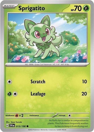 Sprigatito - , holo)