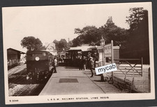 Postcard Lyme Regis Dorset the Railway Station L&SW early RP WHS Kingsway