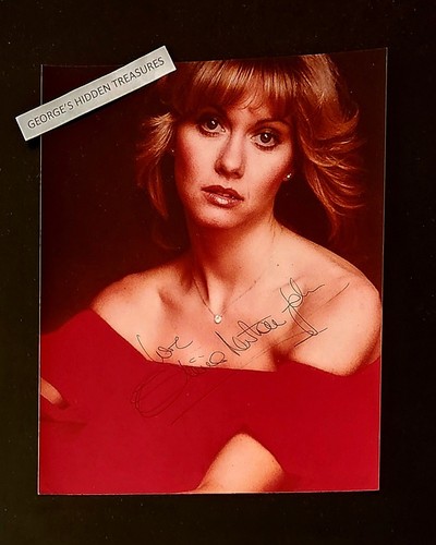 Olivia newton john signed - olivia, newton-john