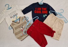 Baby Boy Winter Bundle 5 Pcs Sweatshirt Top Trousers Outfit Set 0-3 mths